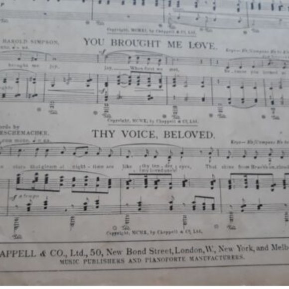 1909 Song of the Soul Joseph Carl Breil from Drama Climax by Edward Locke - Picture 7 of 7